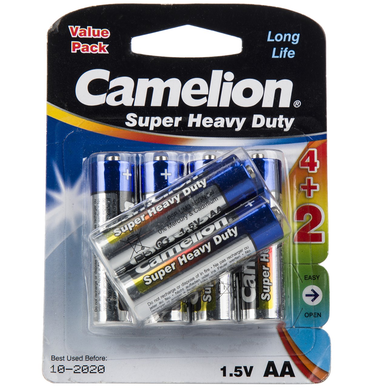 نکته خرید - قیمت روز باتری قلمی کملیون مدل Super Heavy Duty بسته 6 عددی خرید