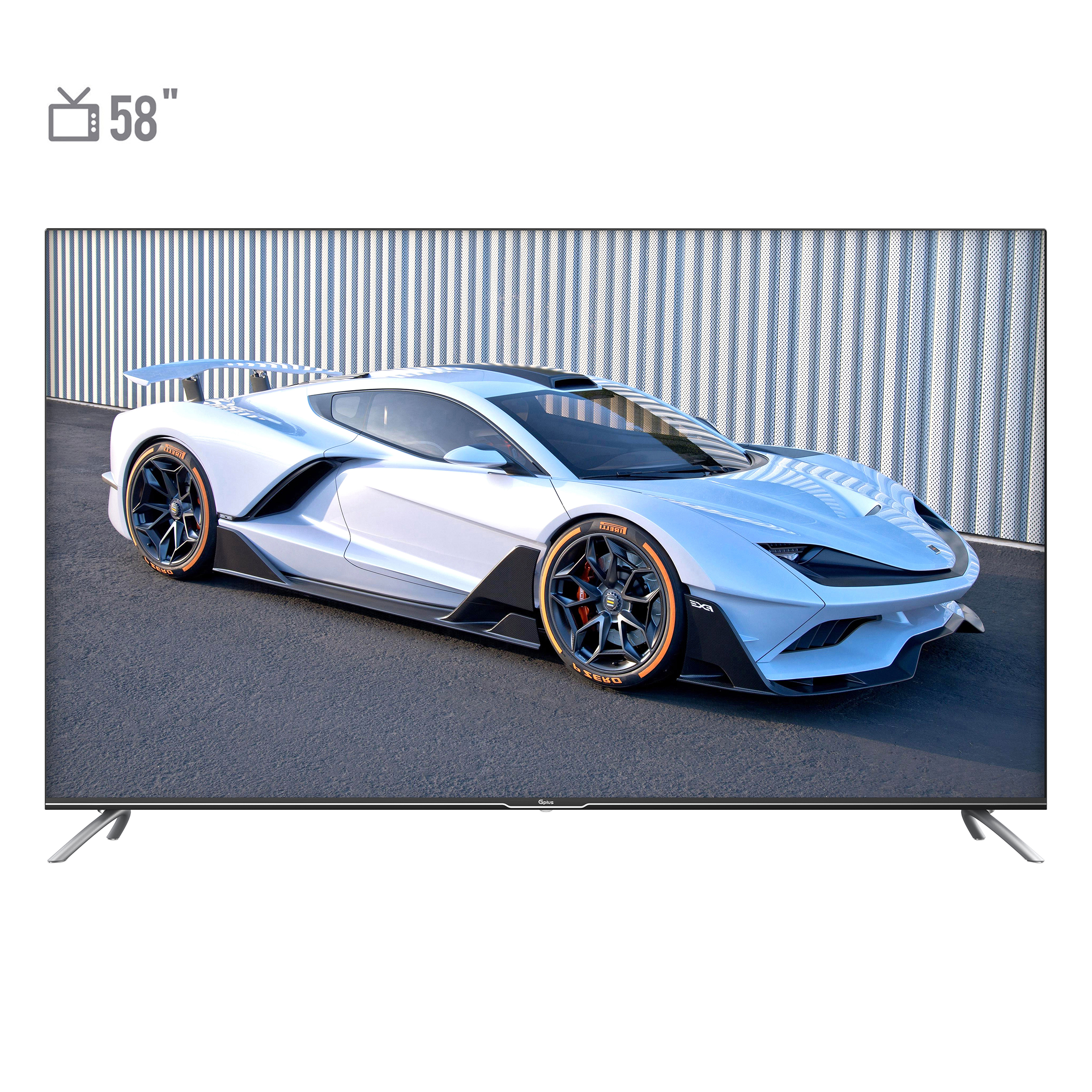 نکته خرید - قیمت روز تلویزیون هوشمند ال ای دی جی پلاس مدل GTV-58PU722S سایز 58 اینچ خرید
