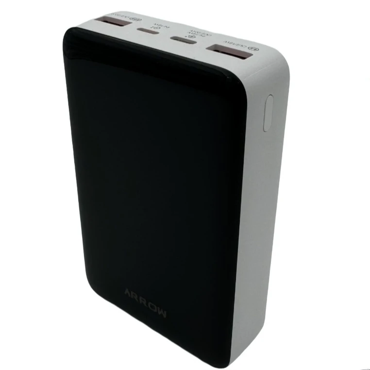 پاور بانک ارو مدل ARP20W ظرفیت 20000 میلی آمپر ساعت بی‌سیم و بدون مرز